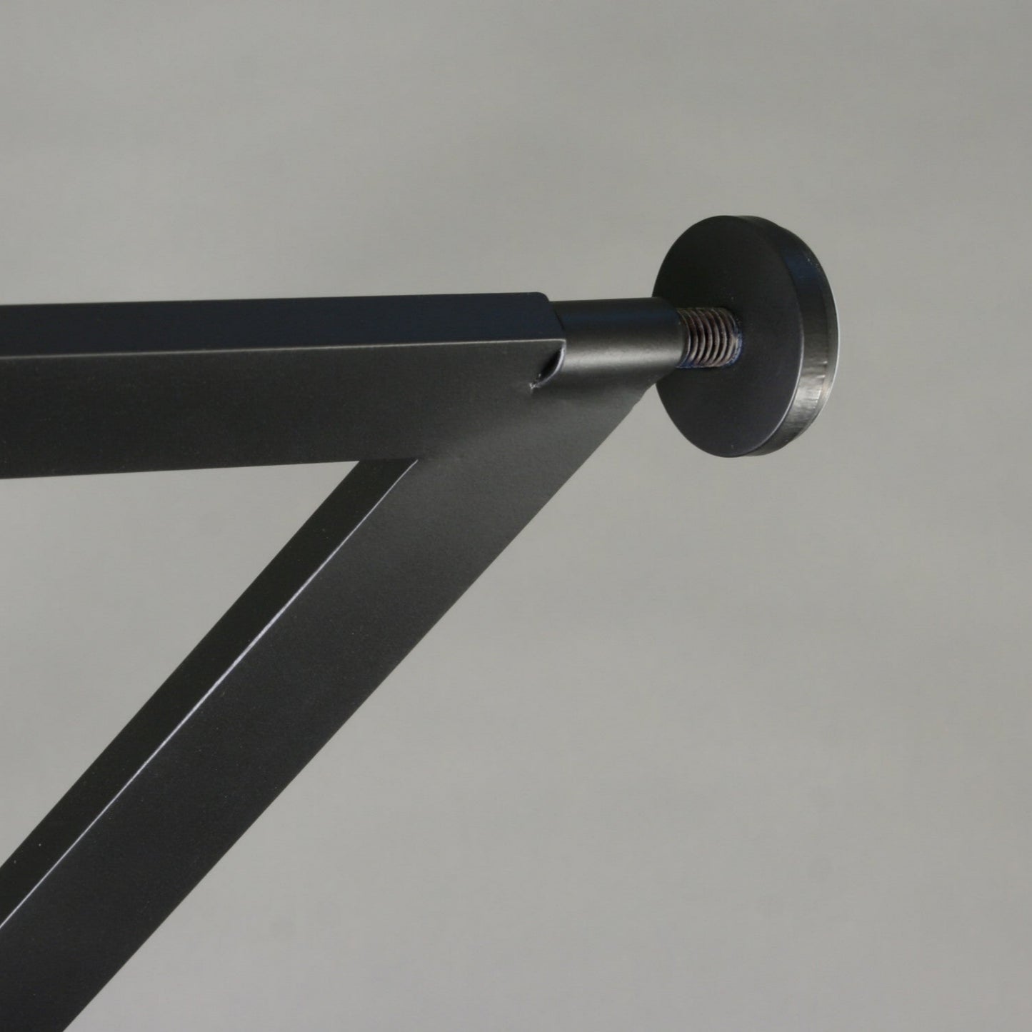 Bevel Coffee Table - Black foot detail